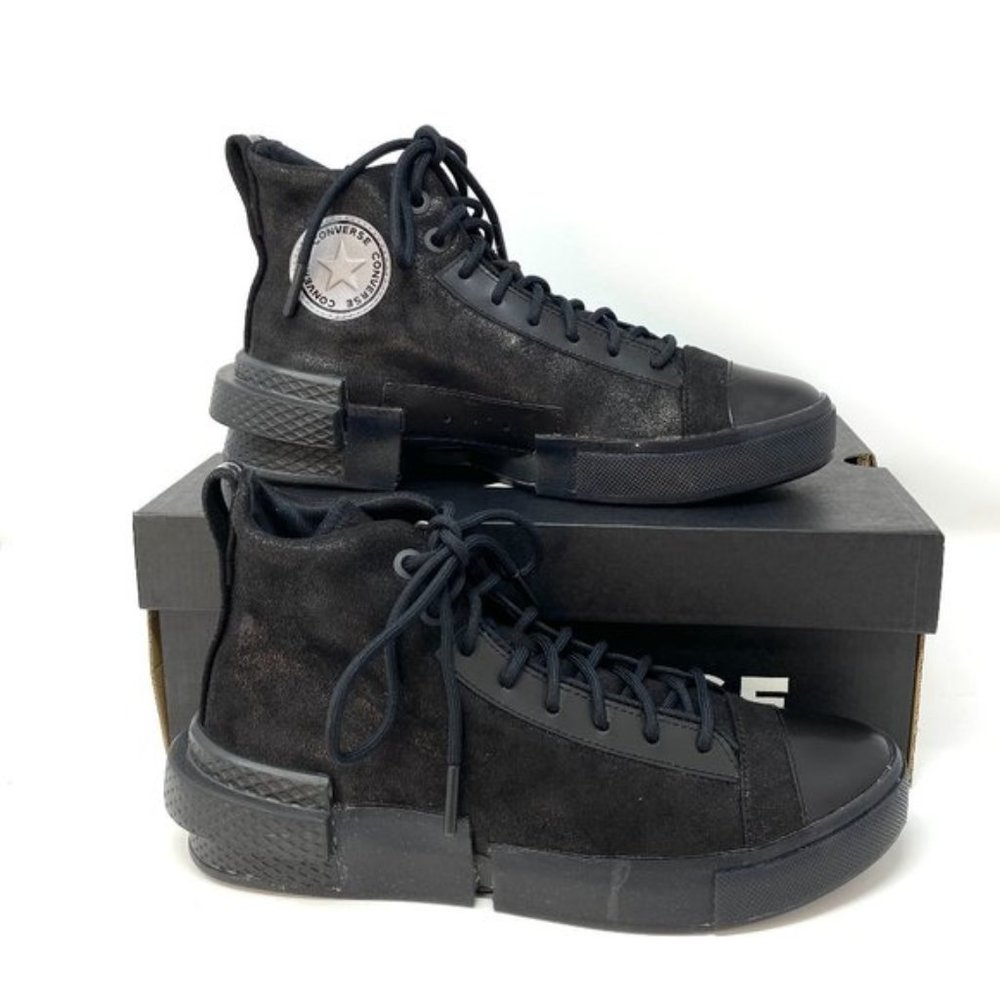 💖MEGA SALE💖Converse 169459C ALL STAR DISRUPT CX High Suede Canvas Black Women